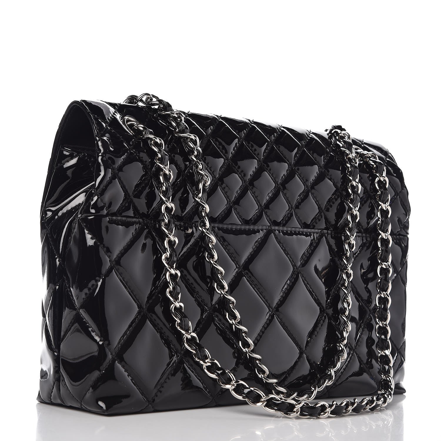 Chanel Vinyl Quilted In the Business Flap Bag Black 4 of 11