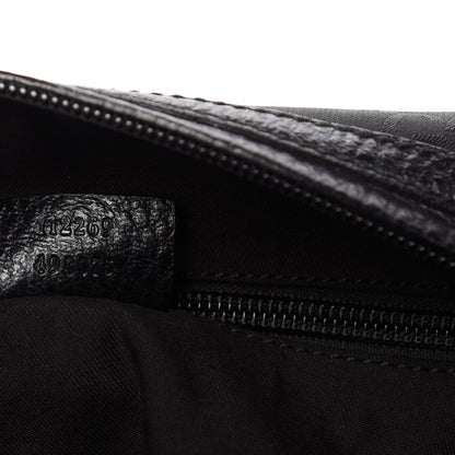 Gucci Nylon Monogram Oversized Overnight Bag Black 9 of 9