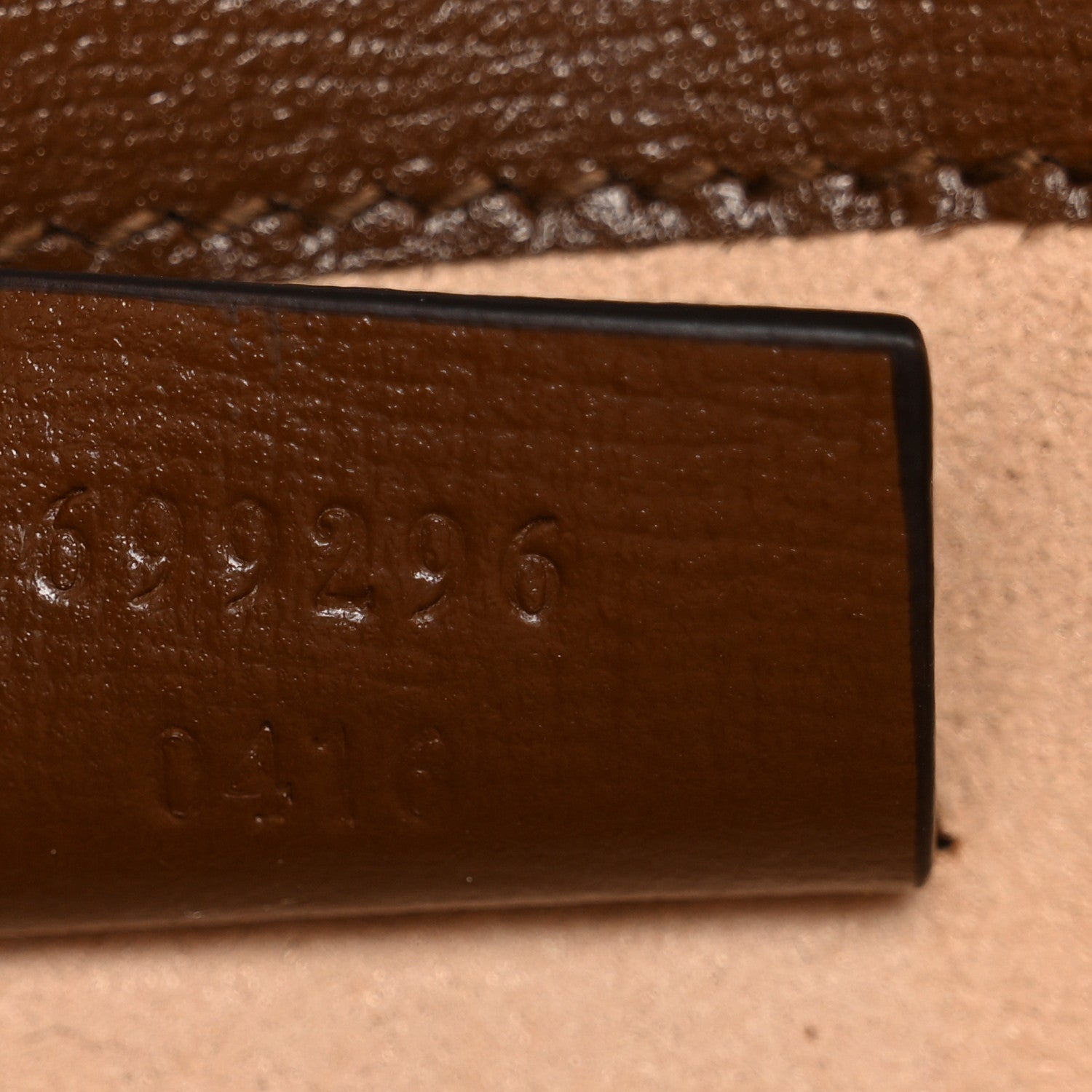 Gucci GG Supreme Monogram Mini Horsebit 1955 Shoulder Bag Beige Brown Sugar 7 of 11
