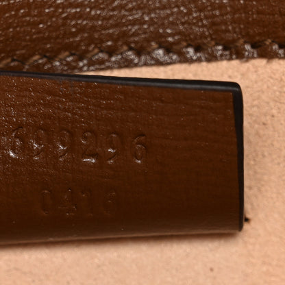 Gucci GG Supreme Monogram Mini Horsebit 1955 Shoulder Bag Beige Brown Sugar 7 of 11