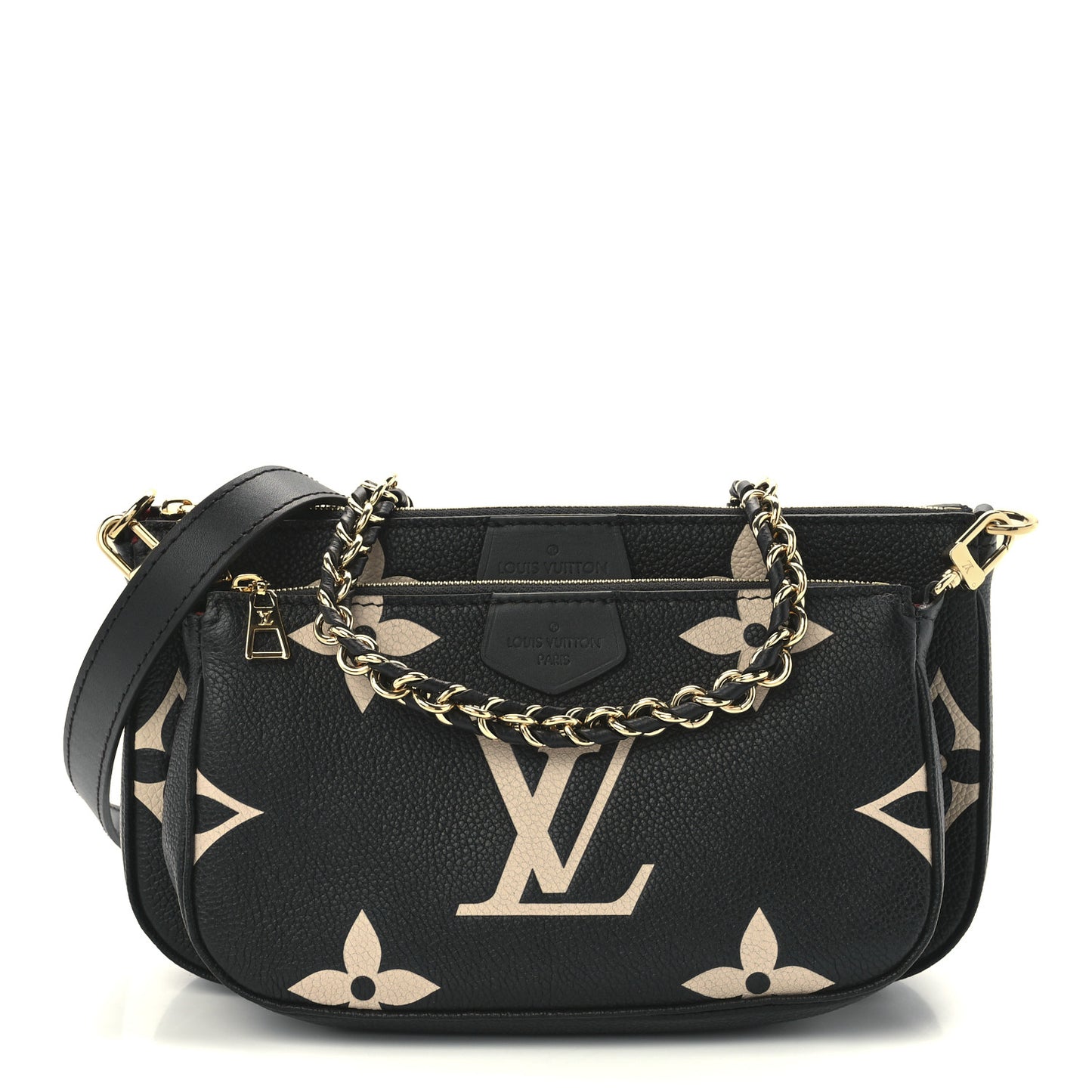 Empreinte Monogram Giant Multi Pochette Accessories Black Beige