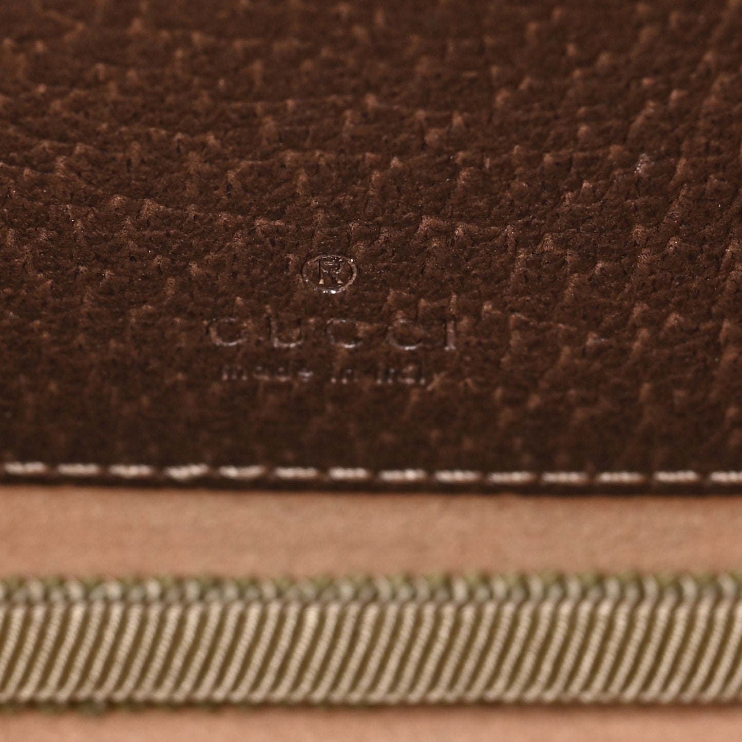 GG Supreme Monogram Ophidia Belted iPhone Case 75 30 Dark Brown