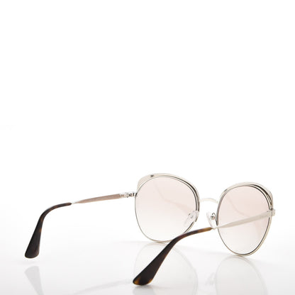 Prada Round Sunglasses SPR 54S Silver 4 of 8