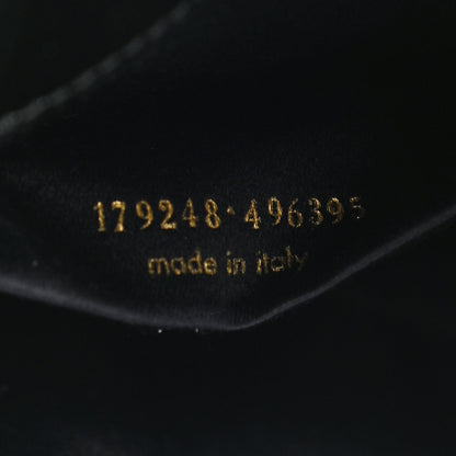 Saint Laurent Textured Patent Monogram Small Belle De Jour Clutch Black 7 of 7