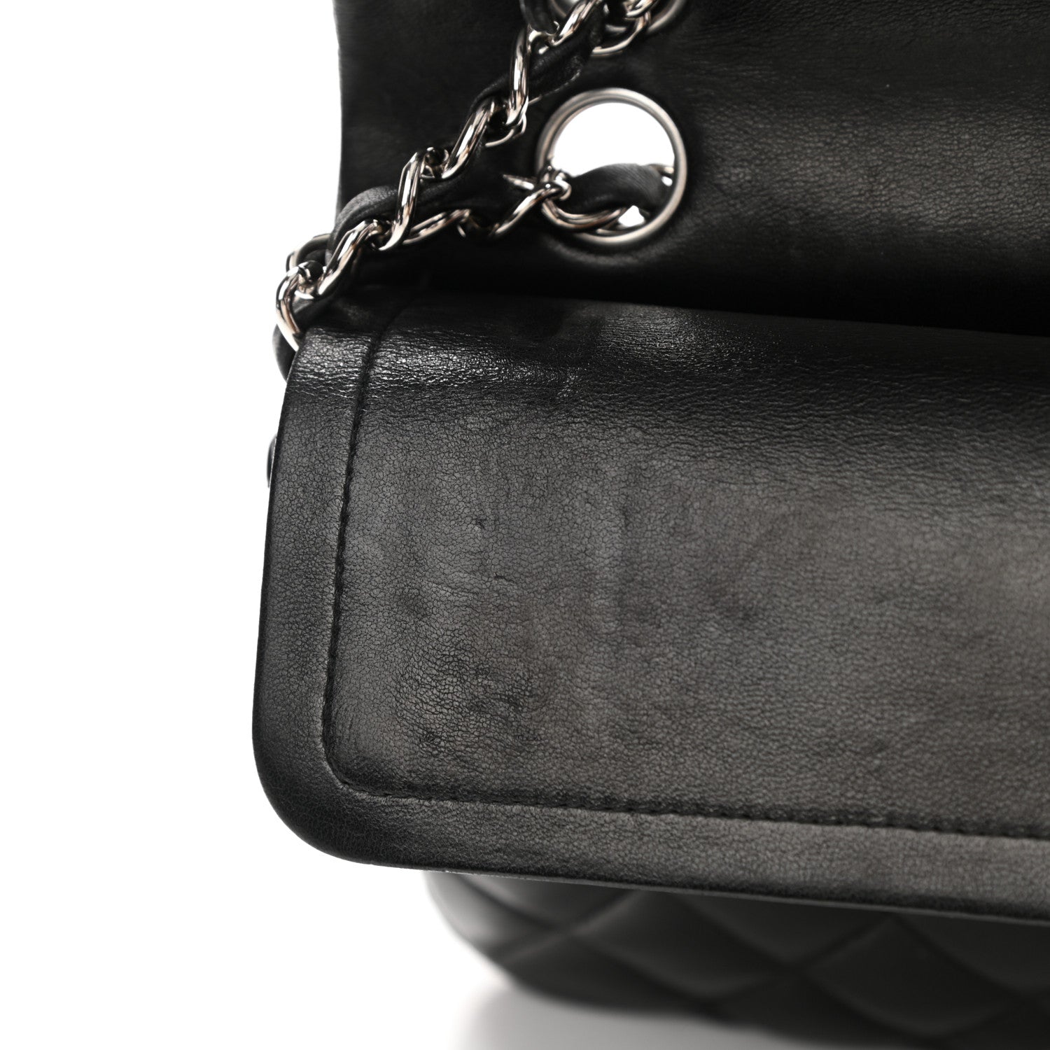 Chanel Lambskin Quilted Small Double Flap Black 13 of 18