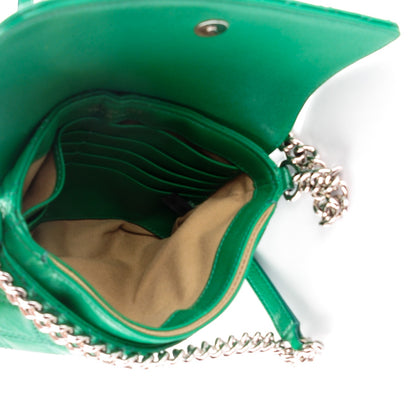 Marc Jacobs Lambskin Quilted The Small Single Flap Green 5 of 8