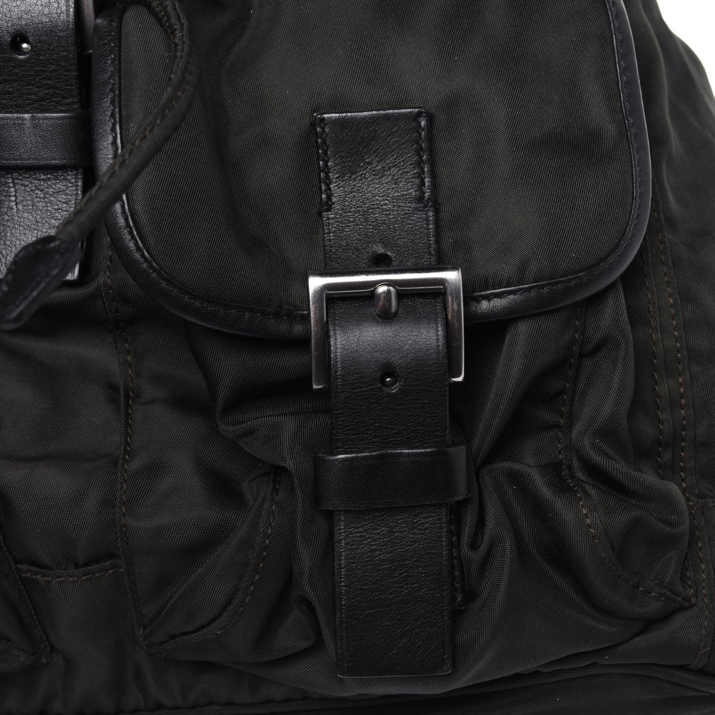 Nylon Vela Medium Backpack Black