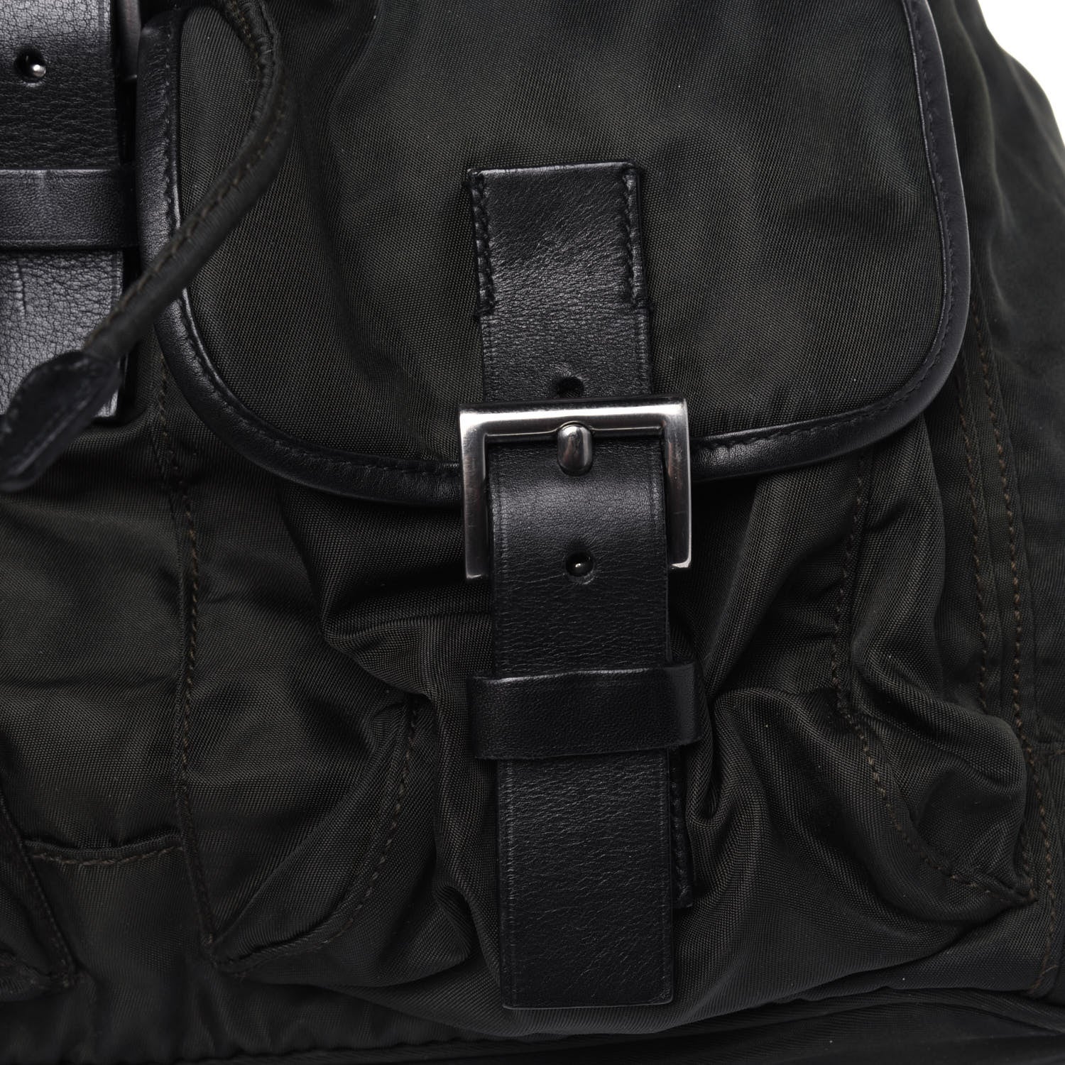 Prada Nylon Vela Medium Backpack Black 16 of 17