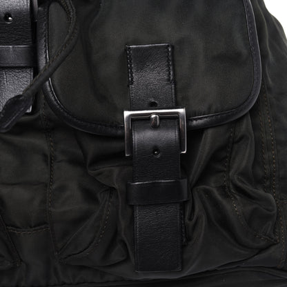 Prada Nylon Vela Medium Backpack Black 16 of 17