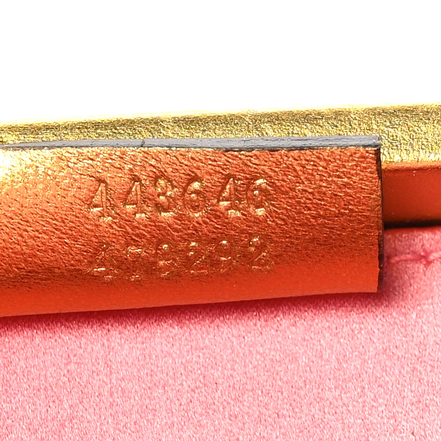 Metallic Nappa Matelasse Broadway Top Handle Bag Gold