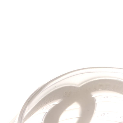 Chanel PVC Transparent CC Flat Slide Sandals 38 White 10 of 11