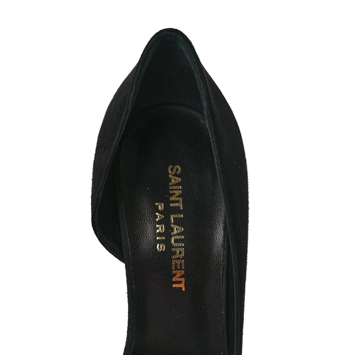 Suede Janis 105 D'Orsay Pumps 37.5 Black