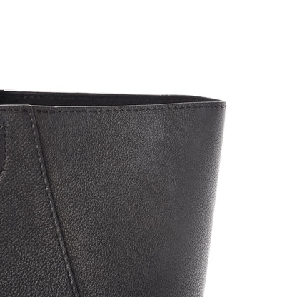 Louis Vuitton Calfskin Lockme Cabas Black 15 of 17
