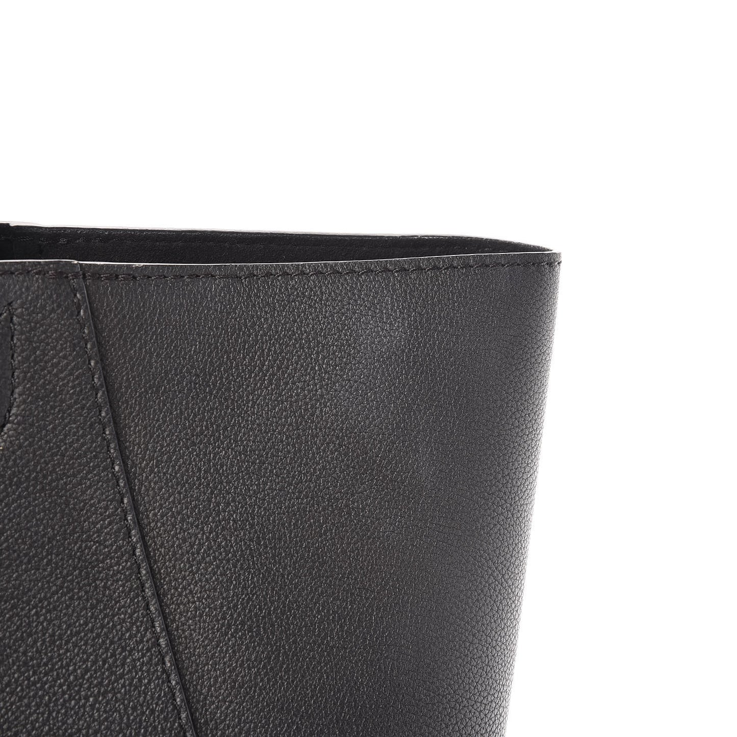 Calfskin Lockme Cabas Black