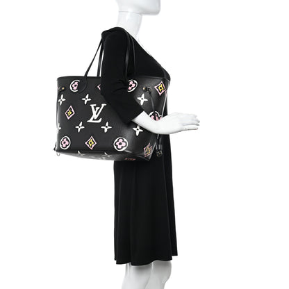 Louis Vuitton Monogram Giant Wild at Heart Neverfull MM Black 2 of 9
