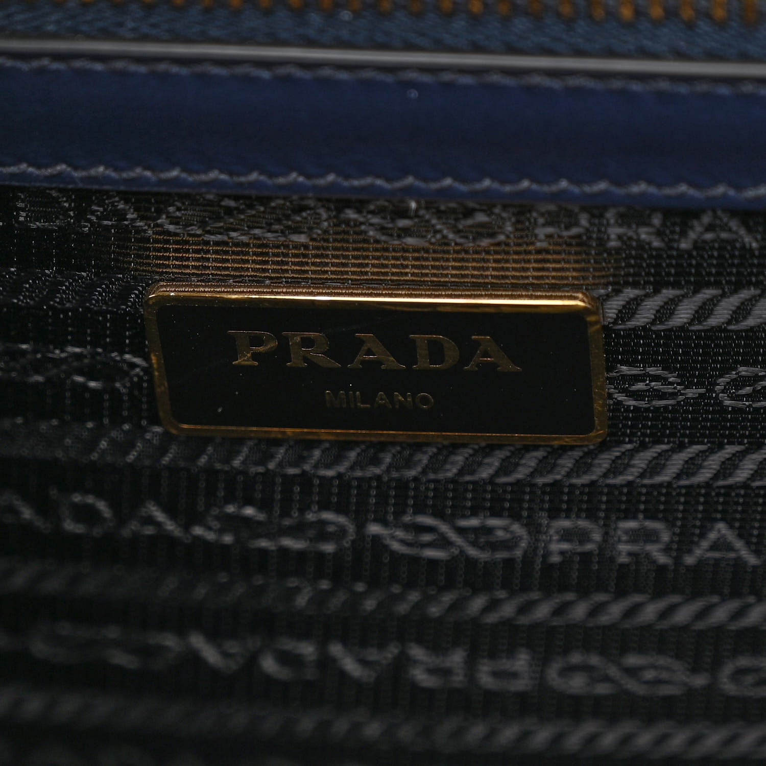 Prada Saffiano Soft Calfskin Tote Baltico 6 of 9