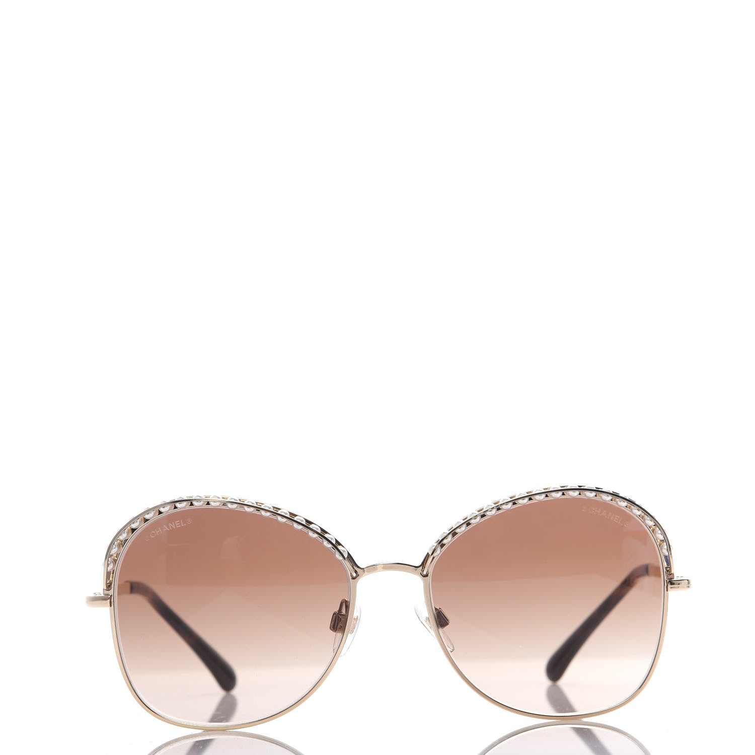 Chanel Pearl Sunglasses 4246-H Tortoise 2 of 8