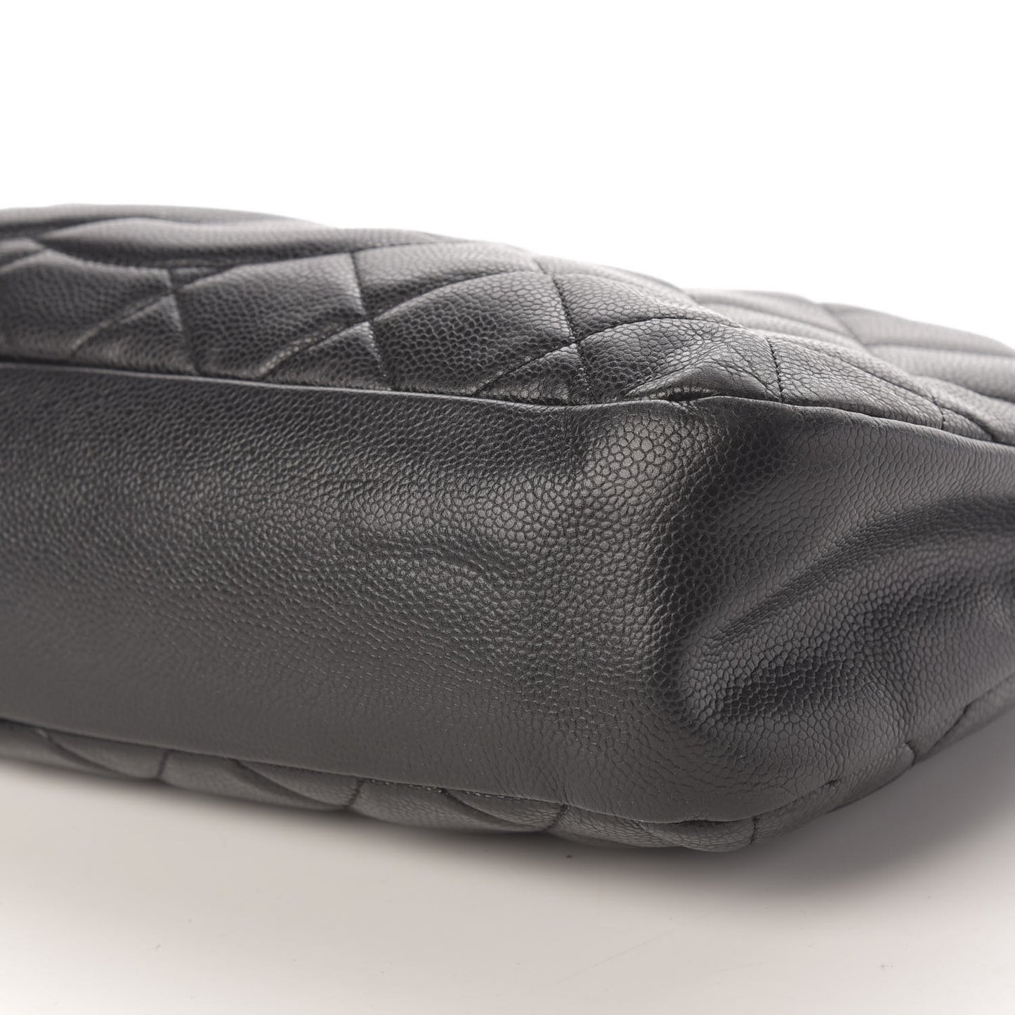Caviar Quilted Timeless CC Soft Tote Black
