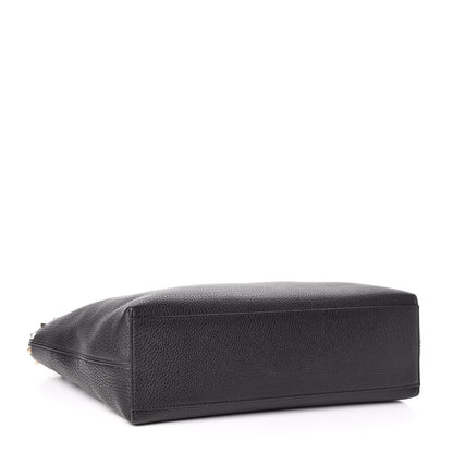 Valentino Garavani Grained Calfskin Small Rockstud Shoulder Tote Black 4 of 9