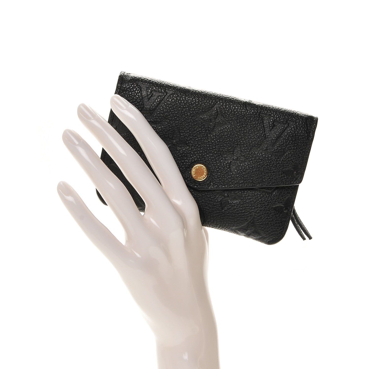 Louis Vuitton Empreinte Key Pouch Black 2 of 7