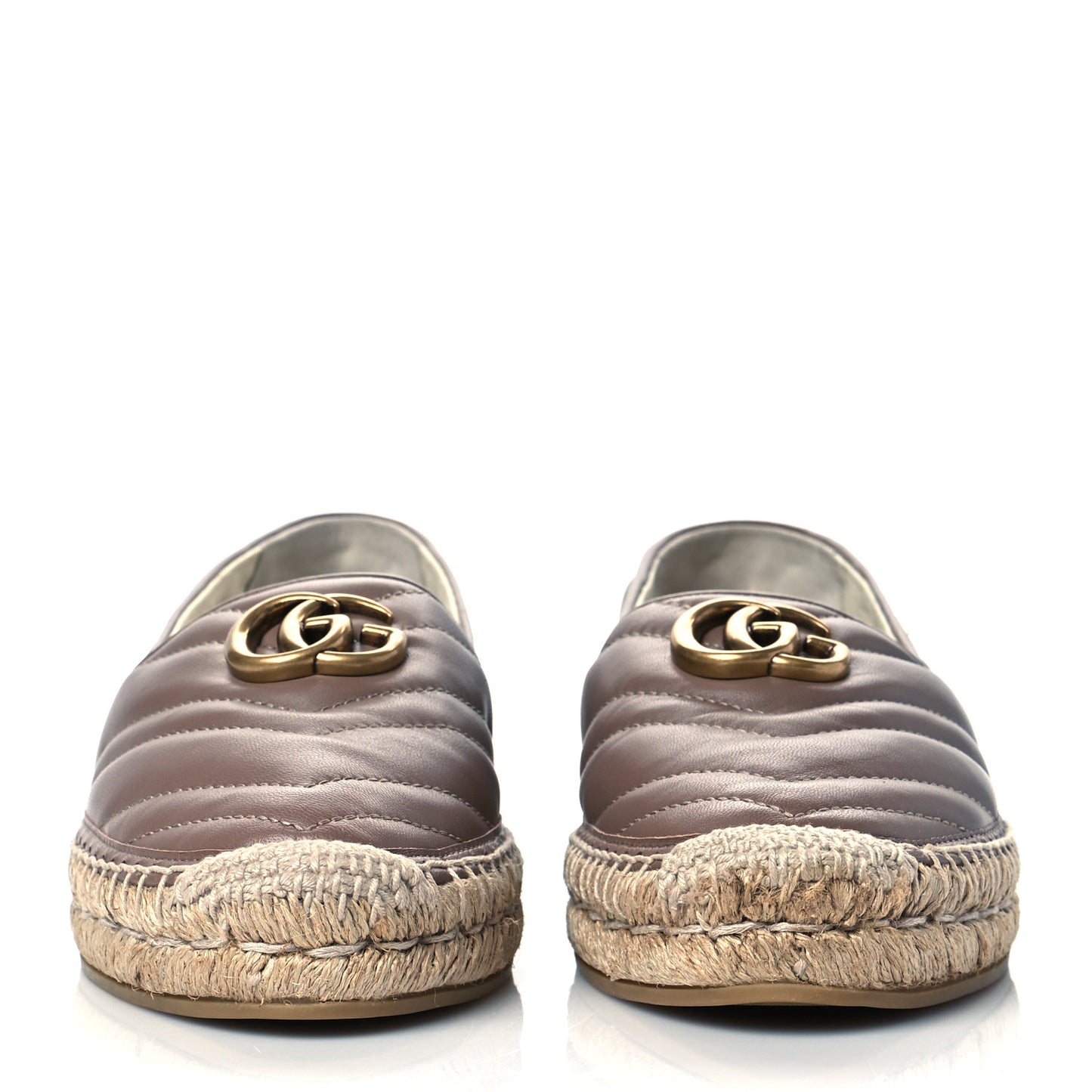 Nappa Matelasse GG Marmont Espadrilles 40 Porcelain Rose