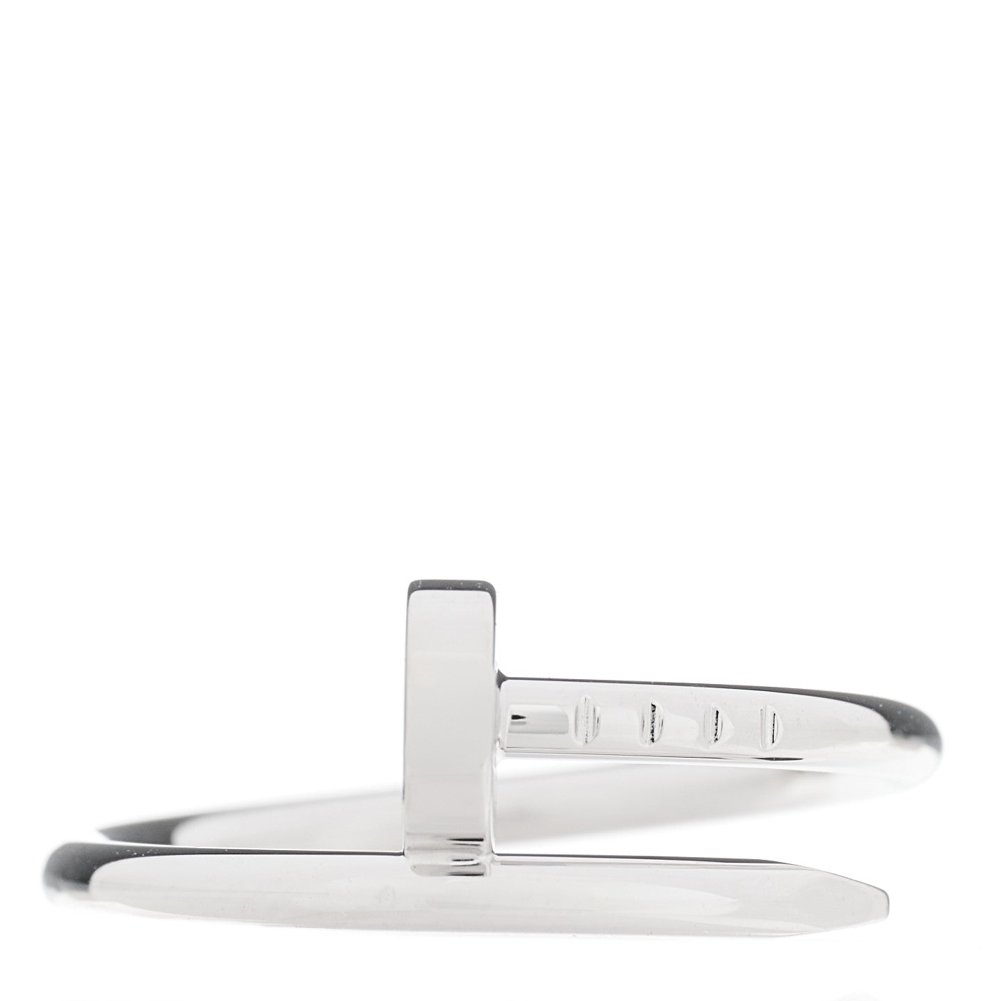Cartier 18K White Gold Small Juste Un Clou Ring 50 5.25 1 of 5