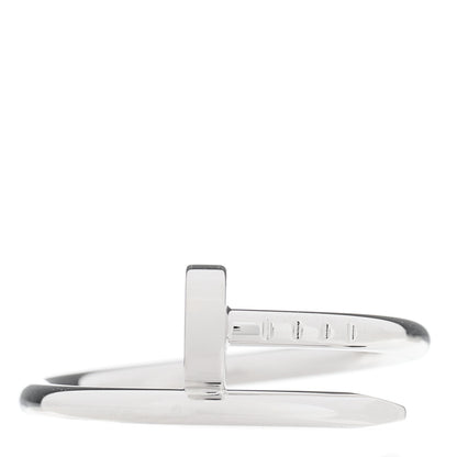 Cartier 18K White Gold Small Juste Un Clou Ring 50 5.25 1 of 5