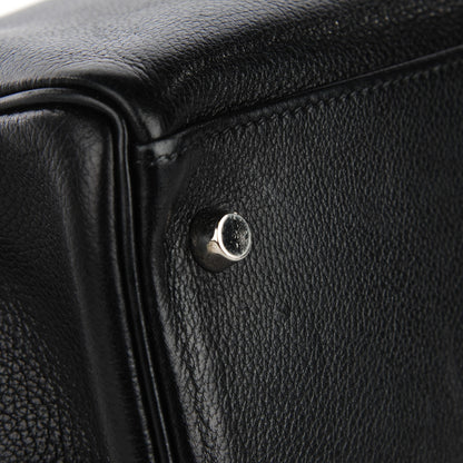 Hermes Evergrain Kelly Retourne 35 Black 9 of 19