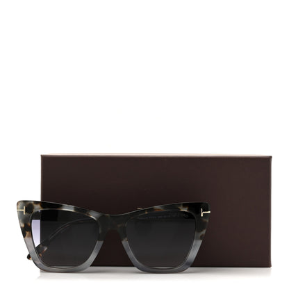 Tom Ford Acetate Poppy-02 Sunglasses TF845 Tortoise Grey 7 of 7