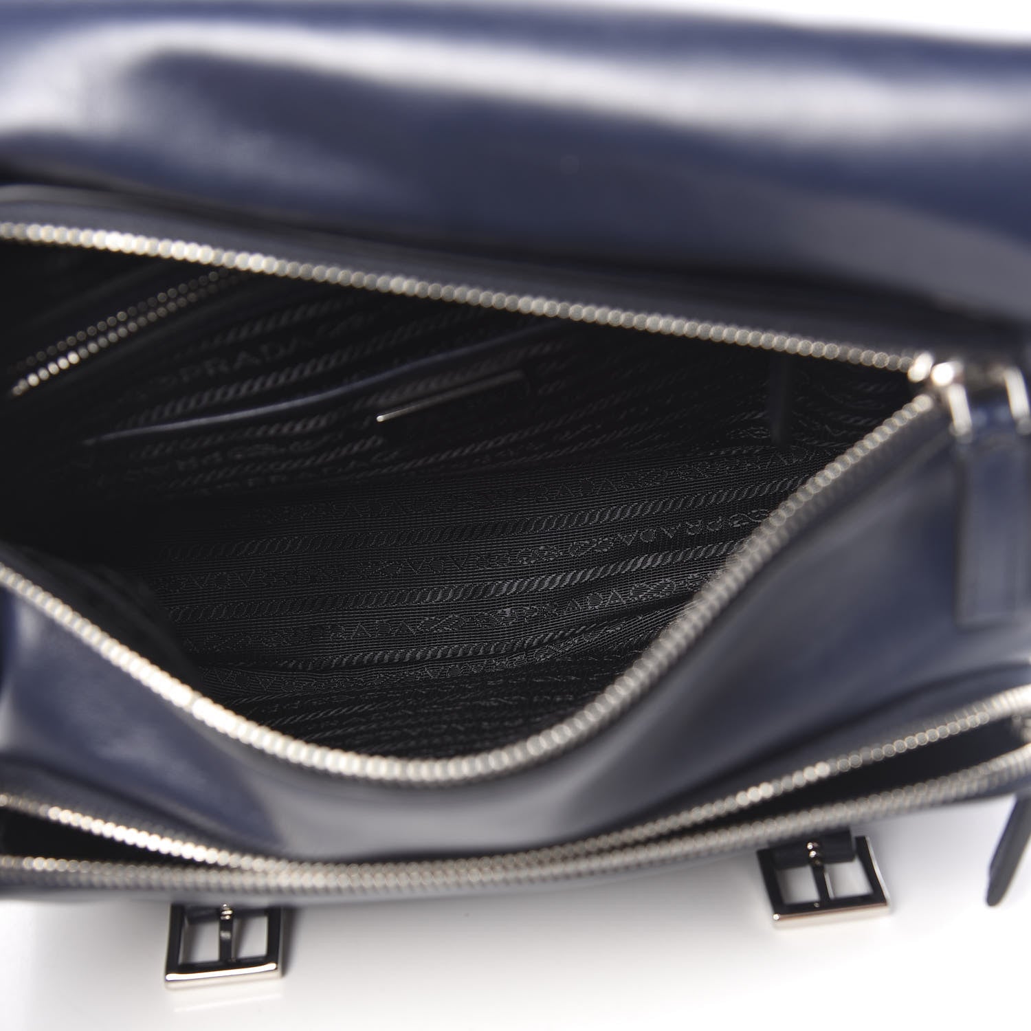 Prada Soft Calf Messenger Bag Baltico 5 of 10