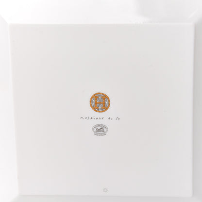 Hermes Porcelain Mosaique au 24 Square Plate 7 of 8