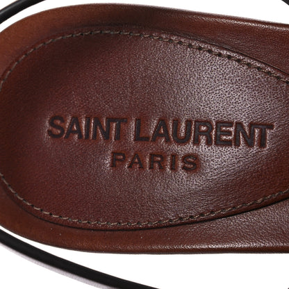 Saint Laurent Nappa Opyum 85 Sandals 35 Bruciato Gold 9 of 12