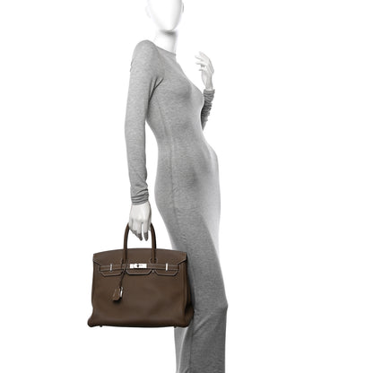 Hermes Togo Birkin 35 Etoupe 2 of 12