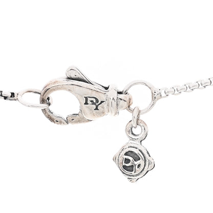 David Yurman Sterling Silver Citrine 8mm Petite Chatelaine Pendant Necklace 5 of 6