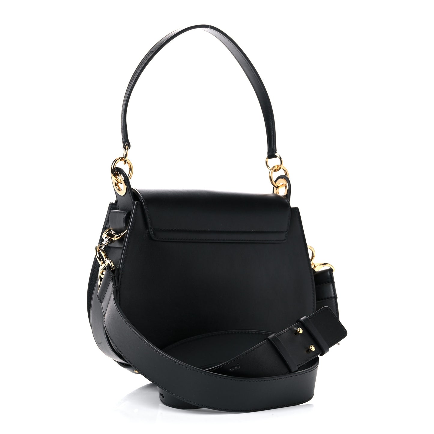 Calfskin Large Tess Bag Black