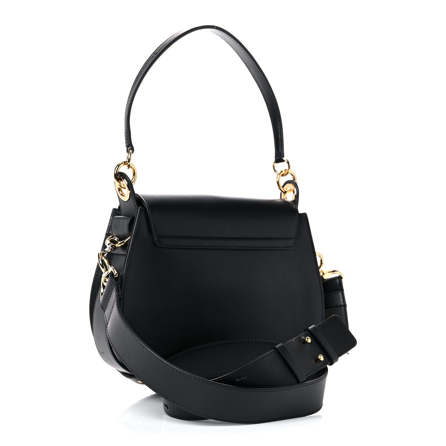 Chloe Calfskin Large Tess Bag Black 2 of 11