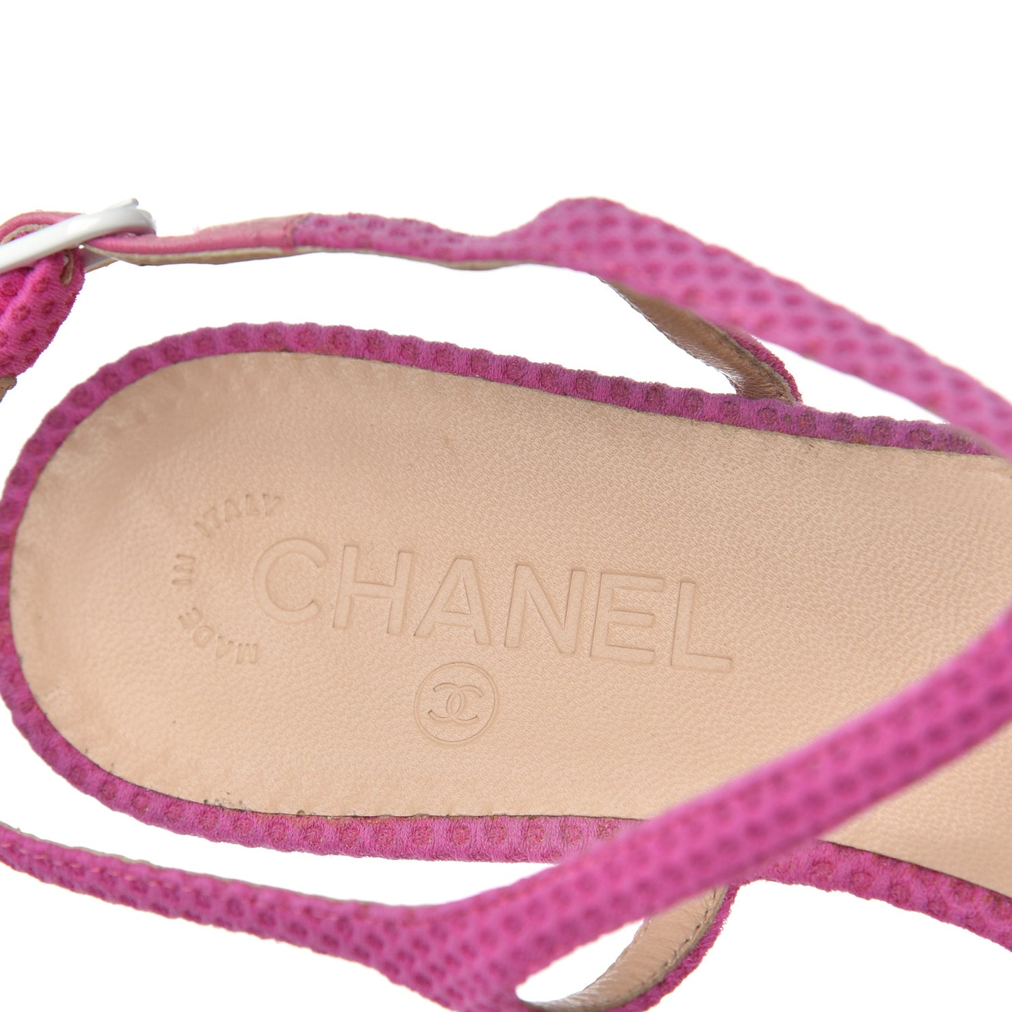 Mesh CC Thong Sandals 41 Fuchsia