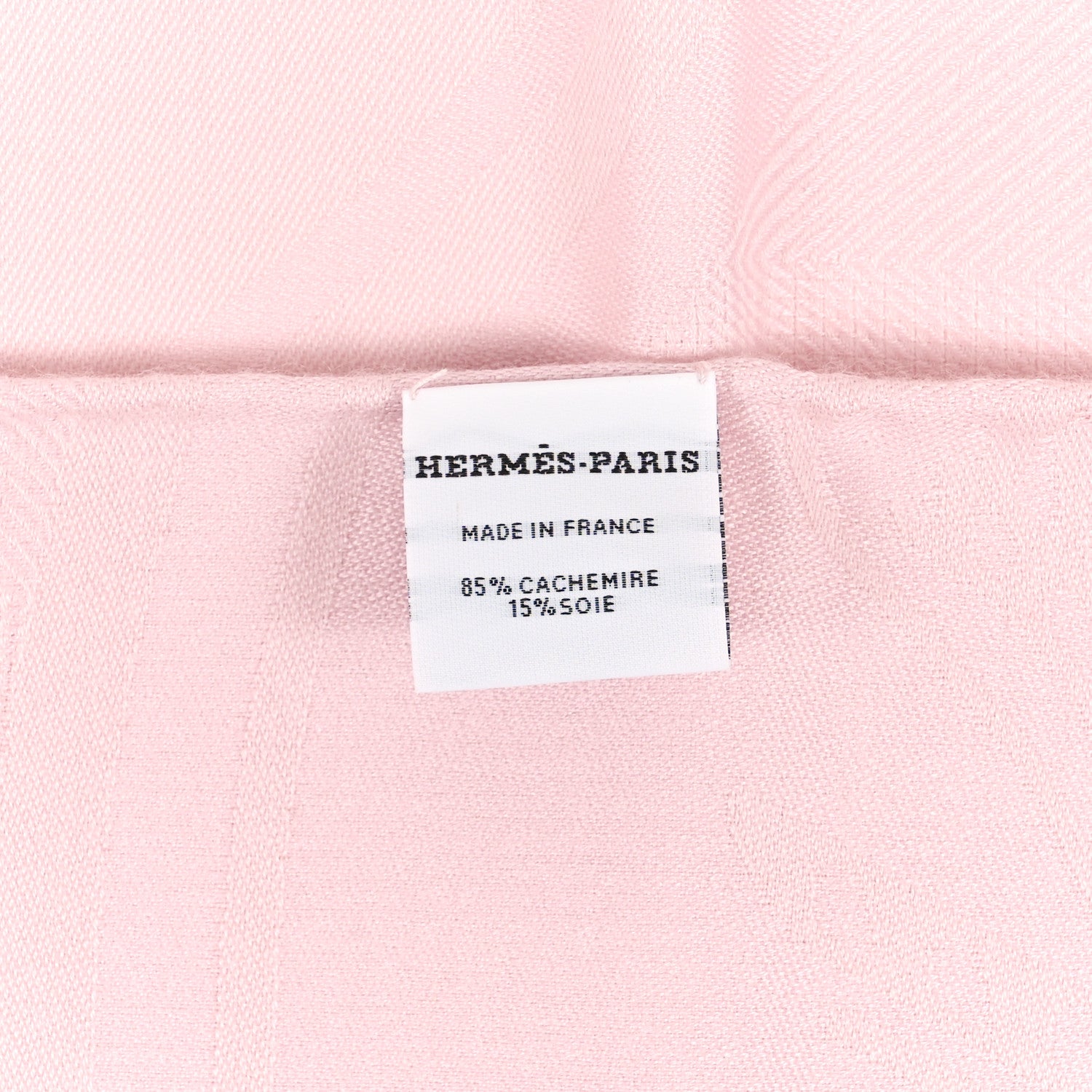 Hermes Cashmere Silk New Libris Stole Rose Petale 3 of 3