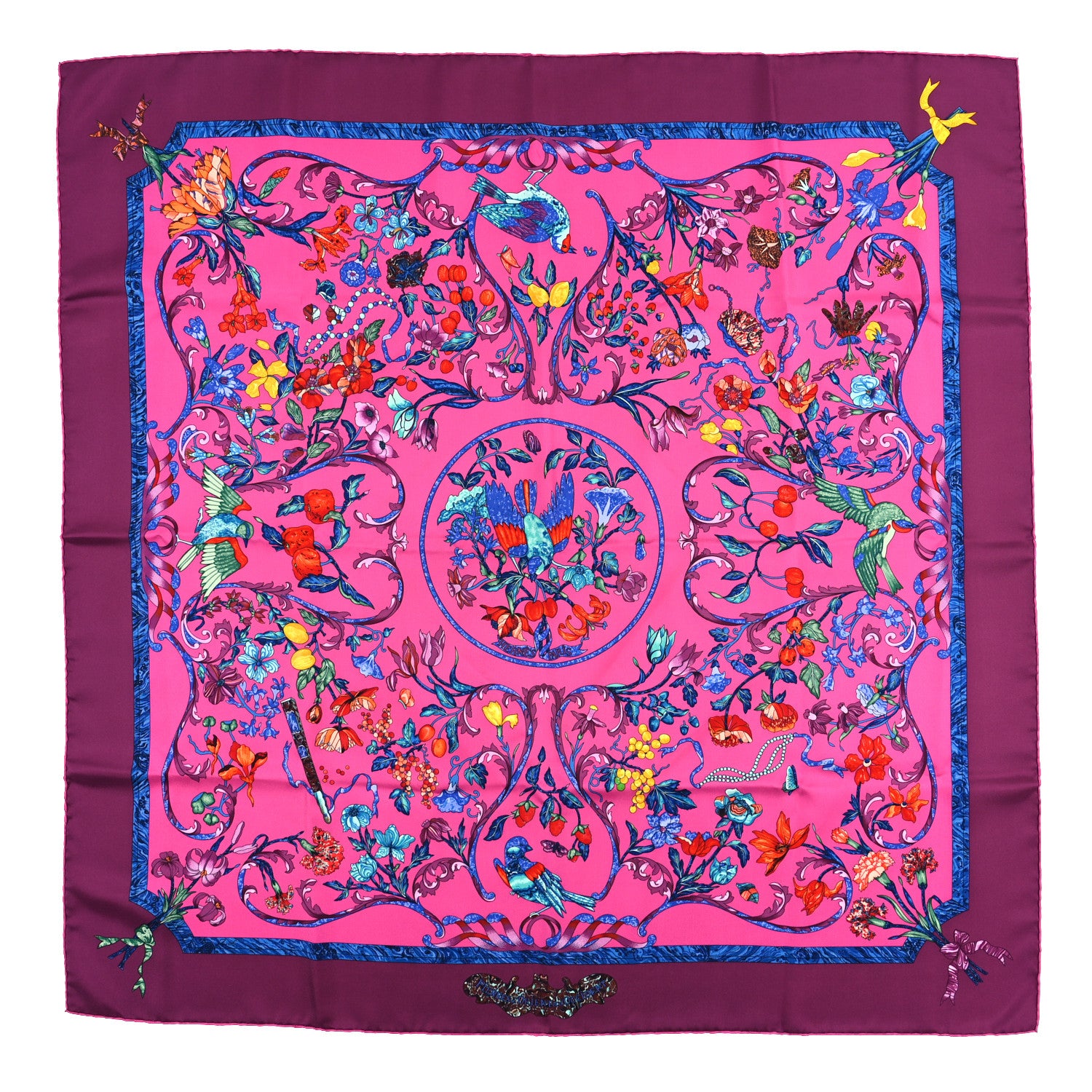 Hermes Silk Pierres d'Orient et d'Occident Scarf 90 1 of 3