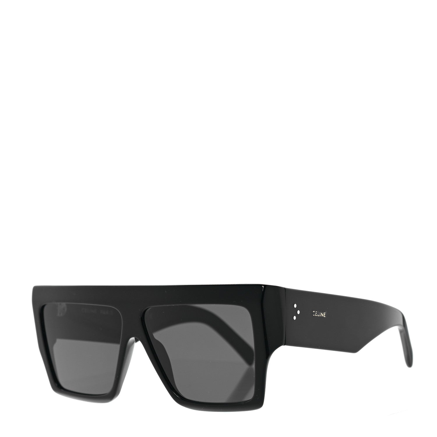 Celine Rectangular Sunglasses CL400921 Black 1 of 7