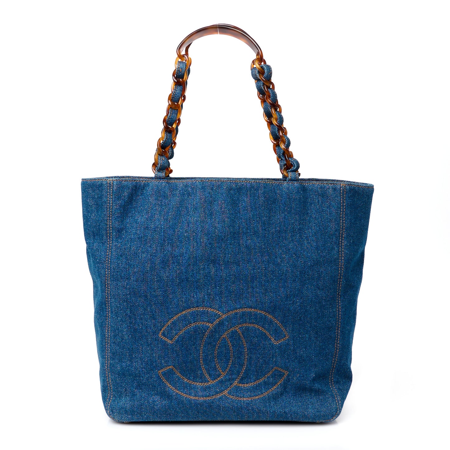 Denim Tortoise Timeless CC Tote Blue