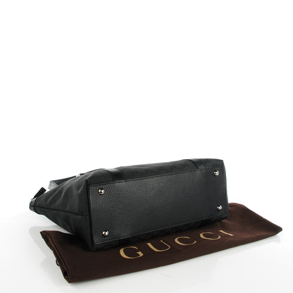 Gucci Nylon Monogram Medium Abbey Tote Black 4 of 7