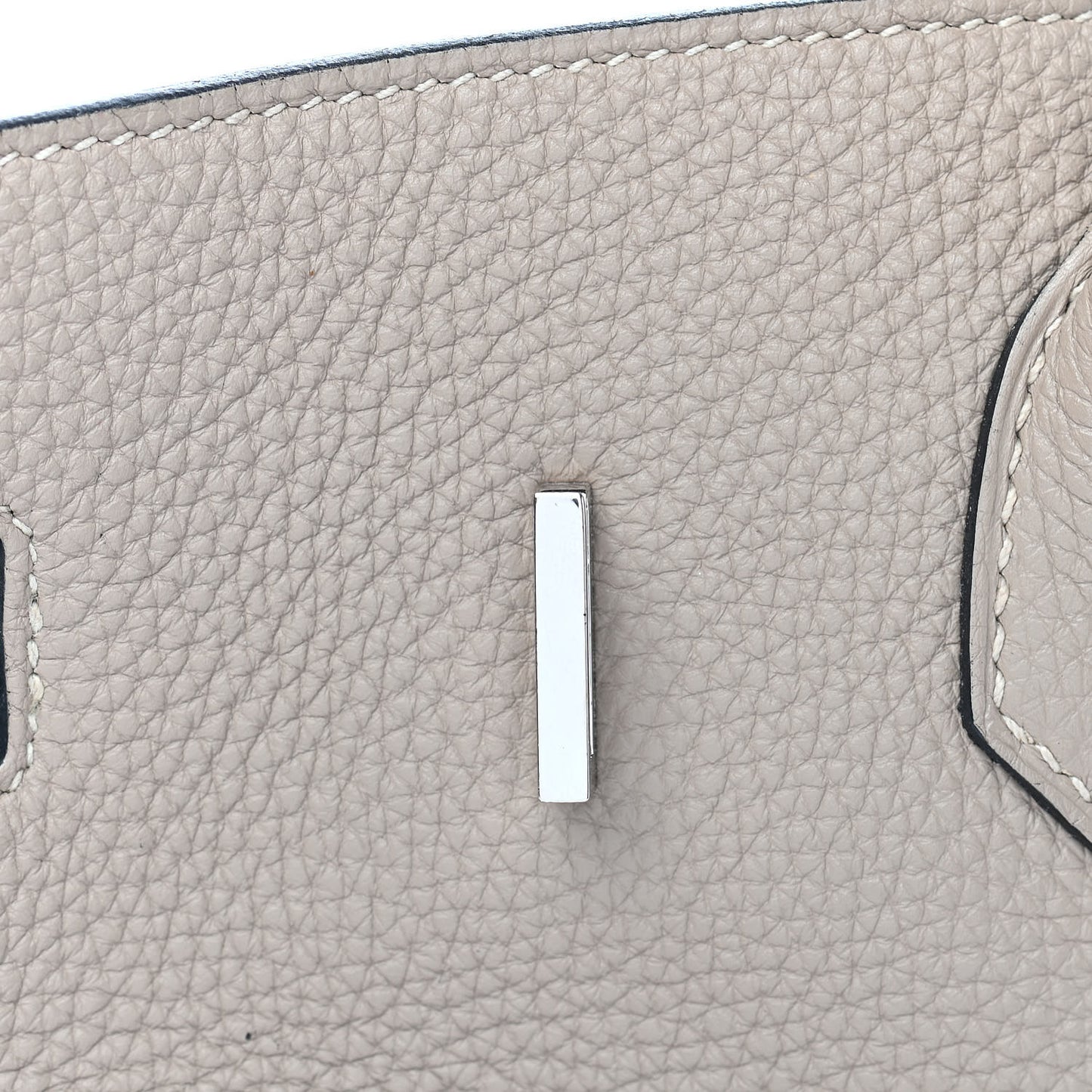 Taurillon Clemence Birkin 35 Gris Tourterelle
