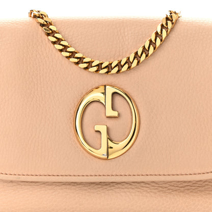 Gucci Calfskin Medium 1973 Chain Shoulder Bag Camelia 8 of 12