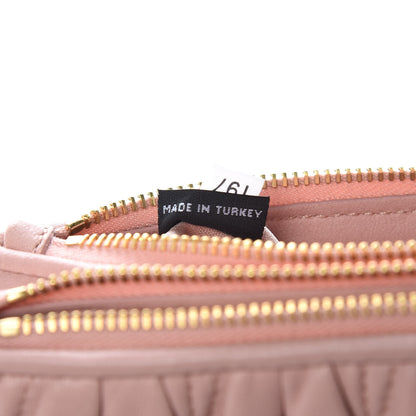 Miu Miu Nappa Matelasse Double Zip Crossbody Orchidea 9 of 12