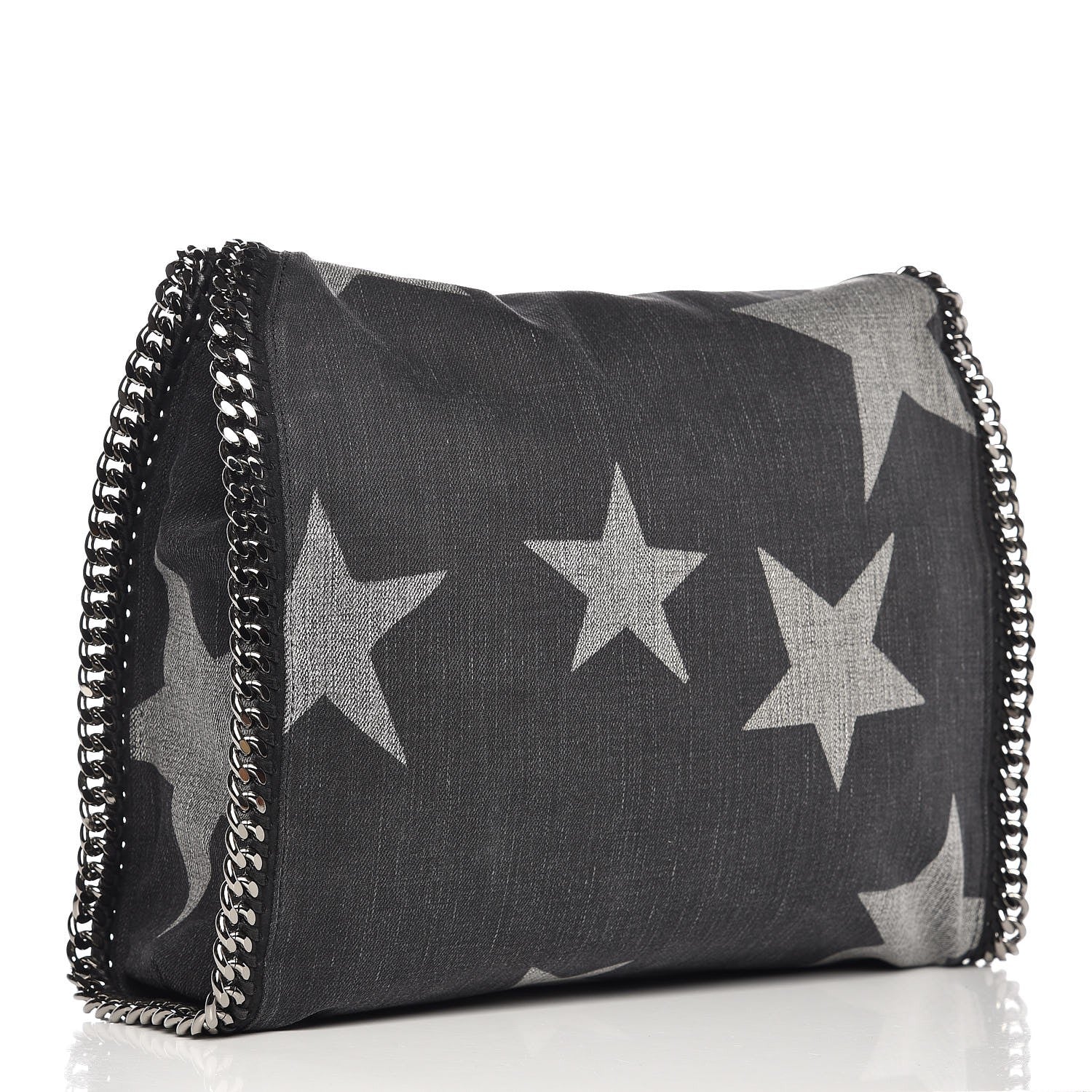 Stella McCartney Denim Star Small Falabella Tote Black 3 of 11