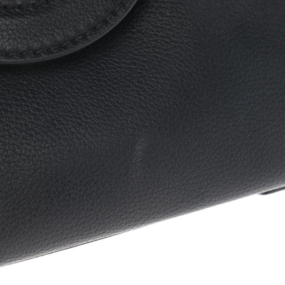 Versace Grained Calfskin Small La Medusa Top Handle Bag Black 10 of 13