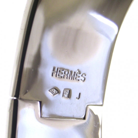 Hermes Enamel Clic Clac H Bracelet Wide PM Black 5 of 5