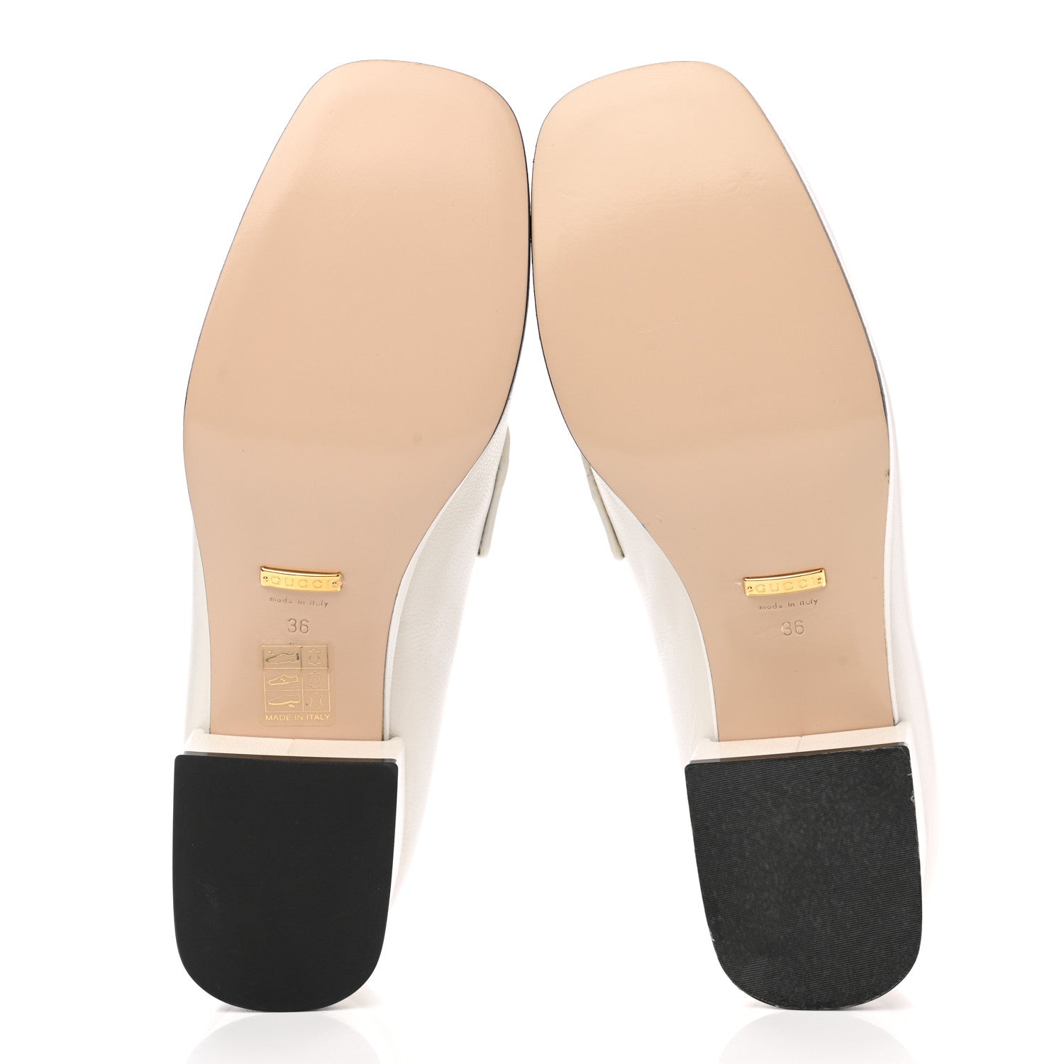 Gucci Goatskin Houdan Platform Loafers 36 Great White 5 of 9