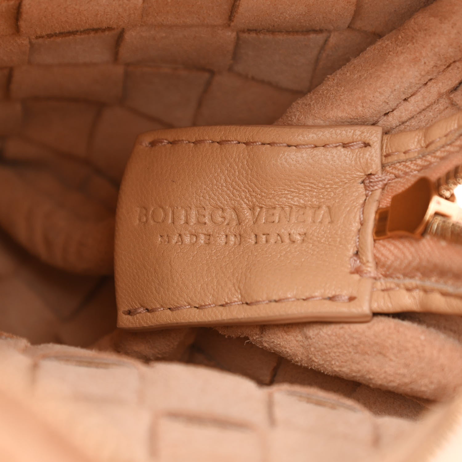 Bottega Veneta Nappa Intrecciato Mini Loop Camera Bag Almond 6 of 7
